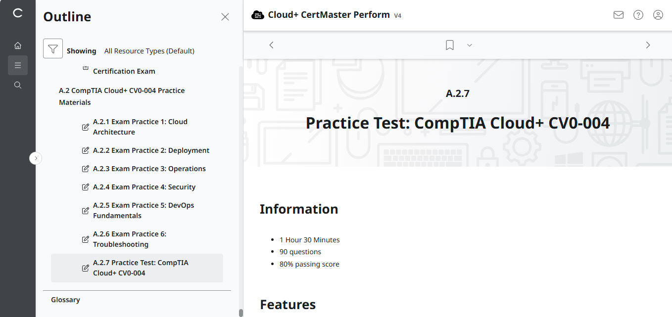 CompTIA Cloud+ CV0-004 eLearning-Paket