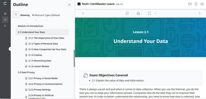 CompTIA CertMaster Learn Tech+ FC0-U71 - Individual License (12 Months Access)