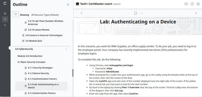 CompTIA CertMaster Learn Tech+ FC0-U71 - Individual License (12 Months Access)