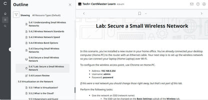 CompTIA CertMaster Learn Tech+ FC0-U71 - Individual License (12 Months Access)