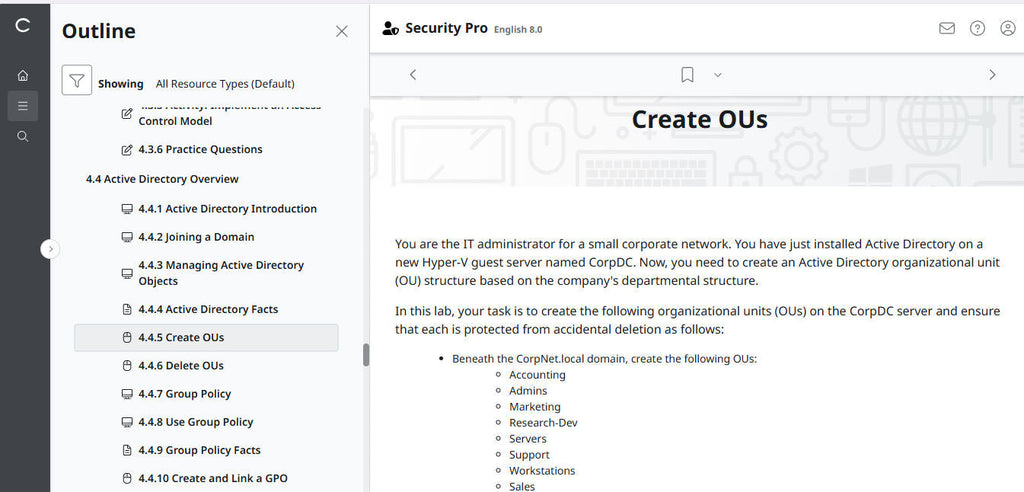 TestOut Security Pro for Security+ (SY0-701)
