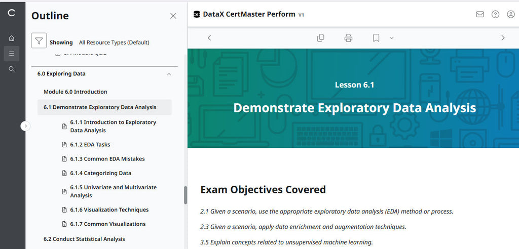 CompTIA DataX CertMaster Perform (V1)