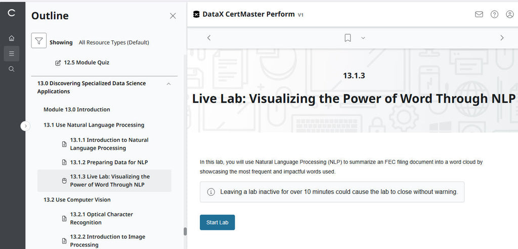 CompTIA DataX CertMaster Perform (V1)