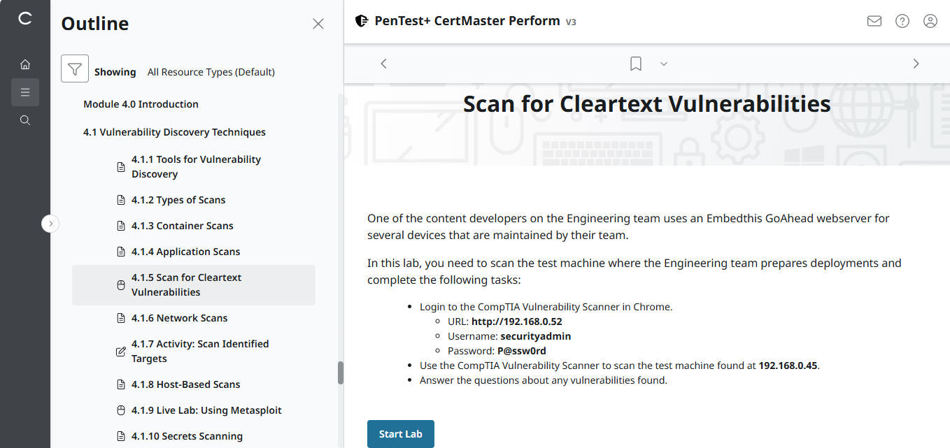 Best Price Guarantee ✅ CompTIA PenTest+ CertMaster Perform  PT0-003 (V3)