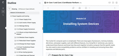 CertMaster Perform for CompTIA A+ Core 1 & 2  (V15) (120 Days  Access)