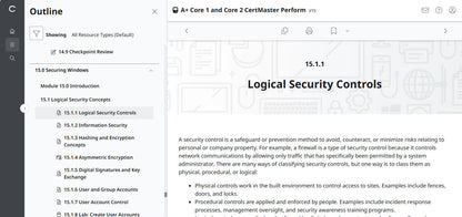 CertMaster Perform for CompTIA A+ Core 1 & 2  (V15) (120 Days  Access)