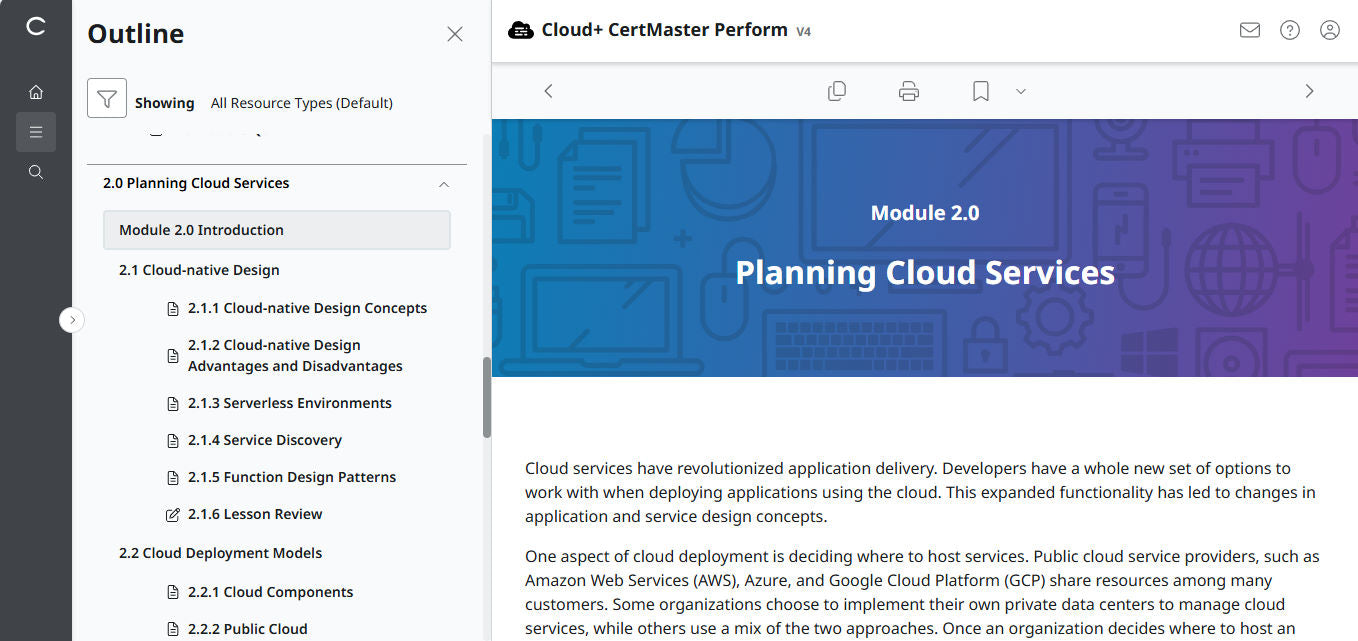 CompTIA Cloud+ CV0-004 eLearning-Paket