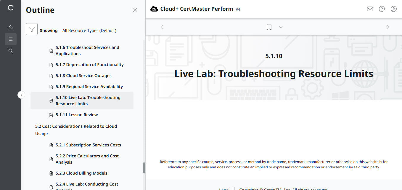 CompTIA Cloud+ CV0-004 eLearning-Paket
