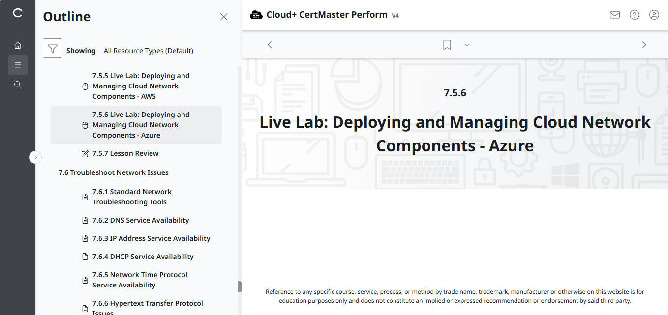 CompTIA Cloud+ CV0-004 eLearning-Paket