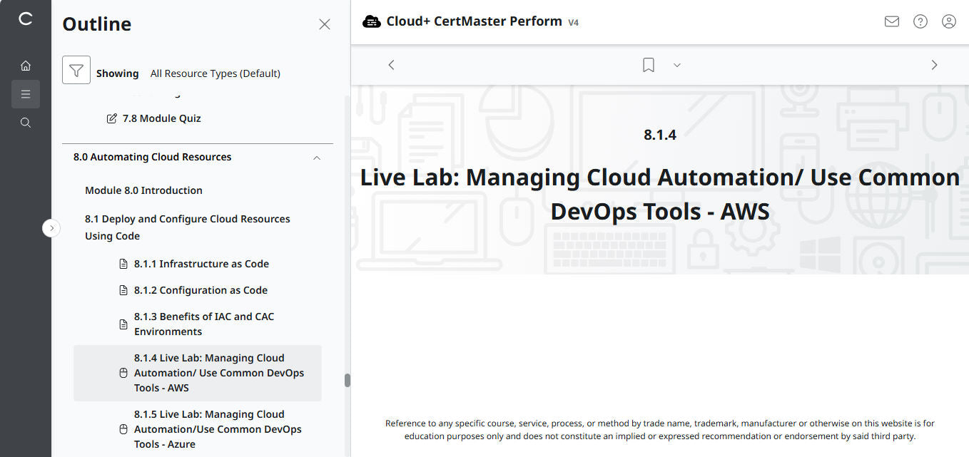 CompTIA Cloud+ CV0-004 eLearning-Paket