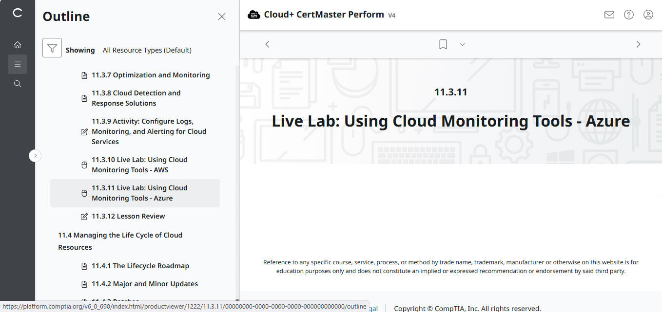 CompTIA Cloud+ CV0-004 eLearning-Paket