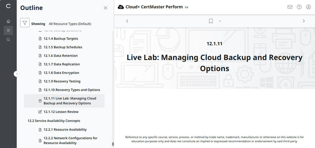 CompTIA Cloud+ CertMaster Perform (CV0-004)