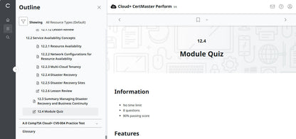 CompTIA Cloud+ CV0-004 eLearning-Paket